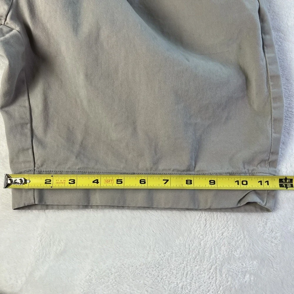 POLO RALPH LAUREN Beige Chino Shorts Mens Size 38 Pockets Zip Fly 8.5